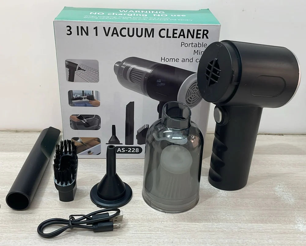 Rechargeable 3 in 1 vaccum cleaner